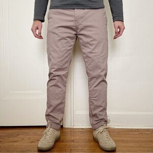 Woodies Men’s Flannel Lined Chino Pant Tan 34x28